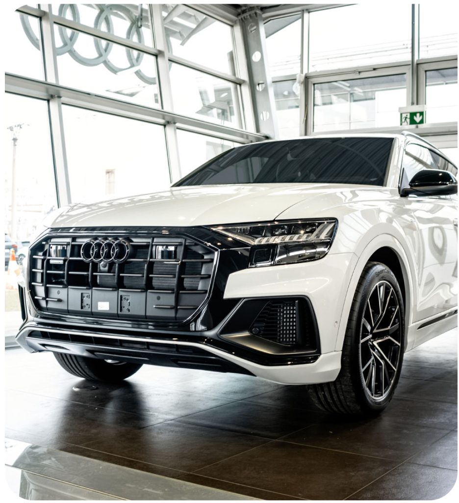 The best carbon window tinting for cars in Los Alamitos California 1 Audi with car window tint installed in Los Alamitos, California